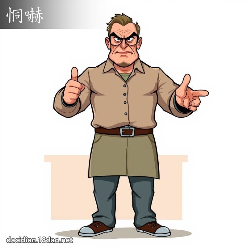 恫嚇 - 国语大辞典配图