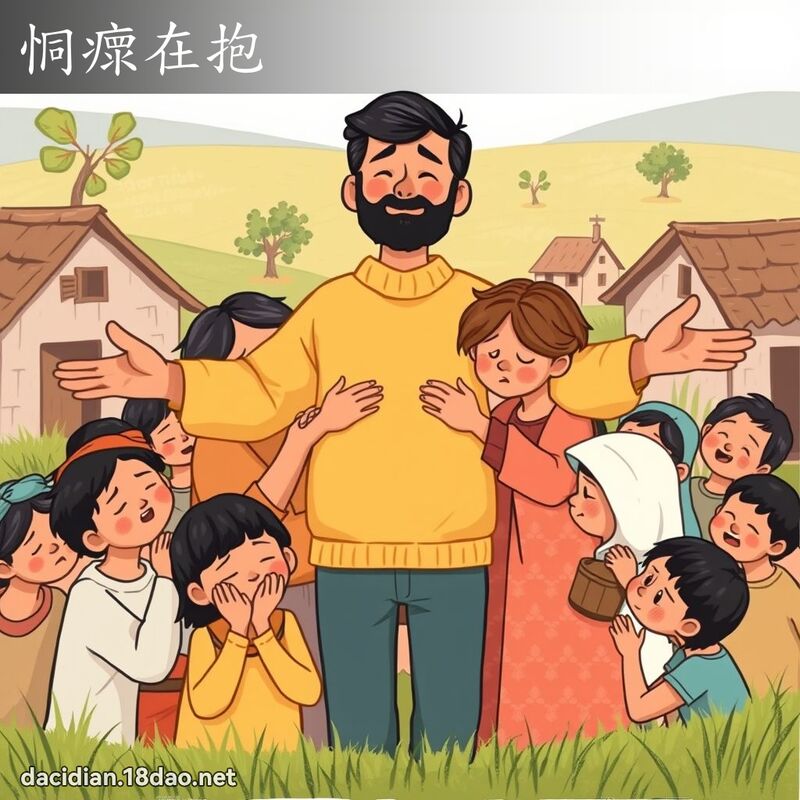 恫瘝在抱 - 国语大辞典配图