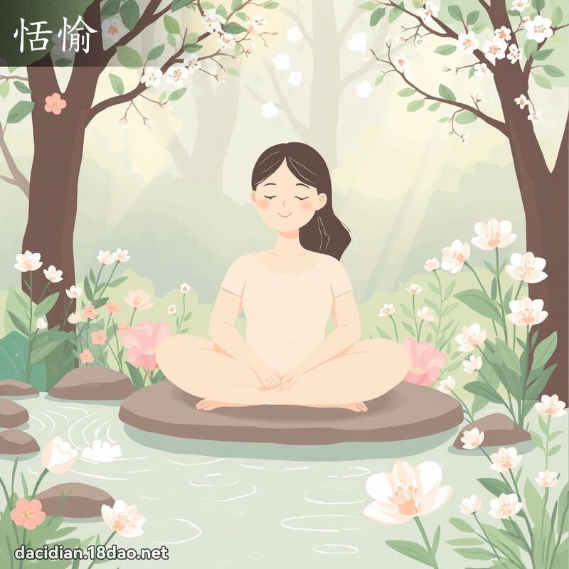 恬愉 - 國語大辭典配圖