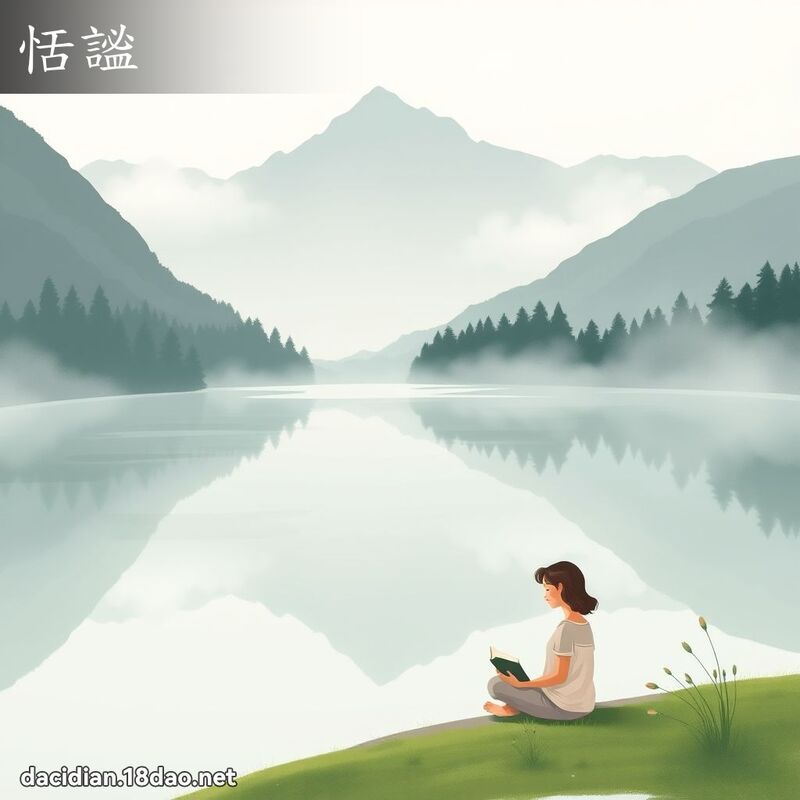 恬謐 - 国语大辞典配图