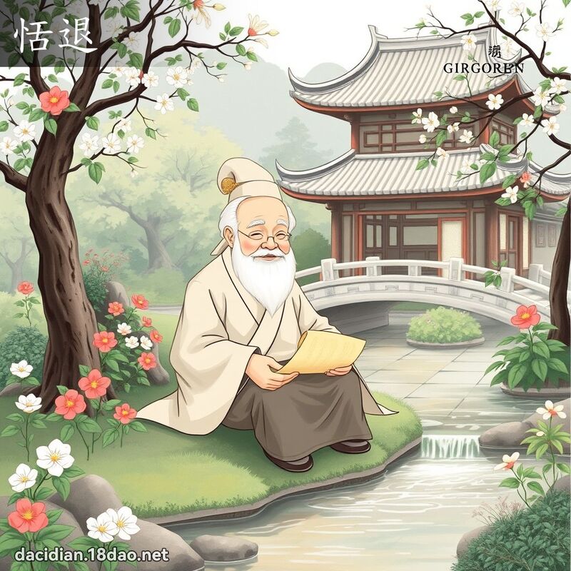 恬退 - 国语大辞典配图