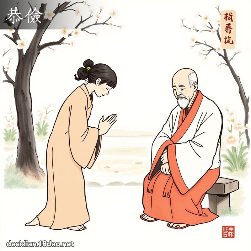 恭俭 - 国语大辞典配图