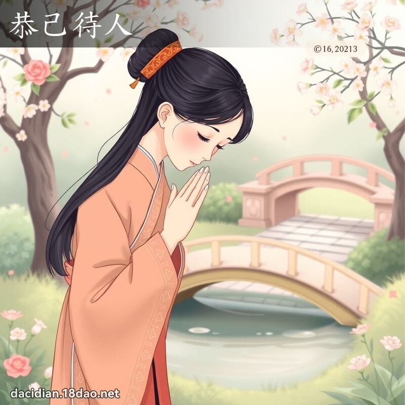 恭己待人 - 國語大辭典配圖