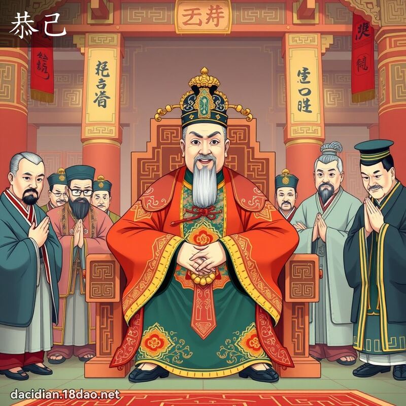 恭己 - 国语大辞典配图