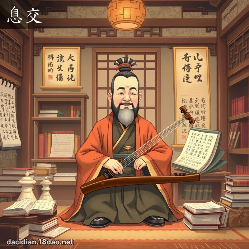 息交 - 国语大辞典配图