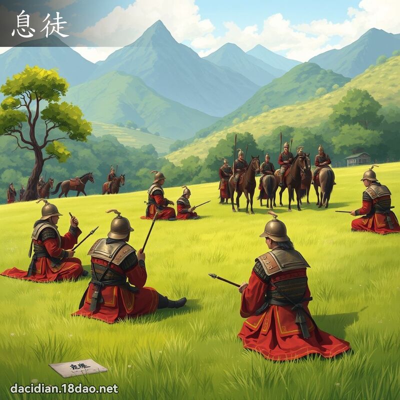息徒 - 國語大辭典配圖