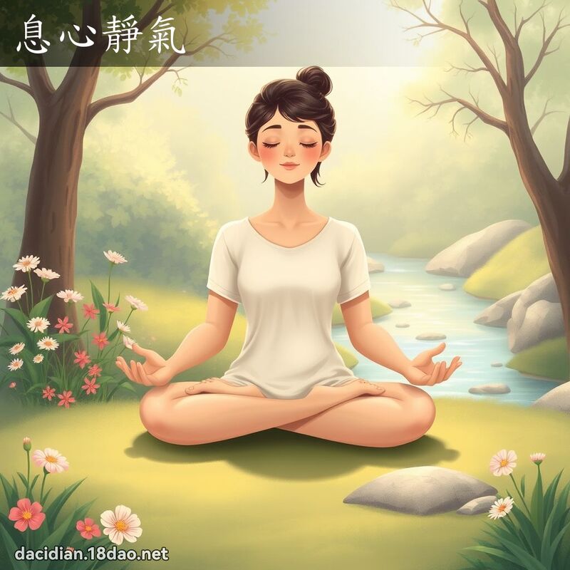 息心靜氣 - 國語大辭典配圖