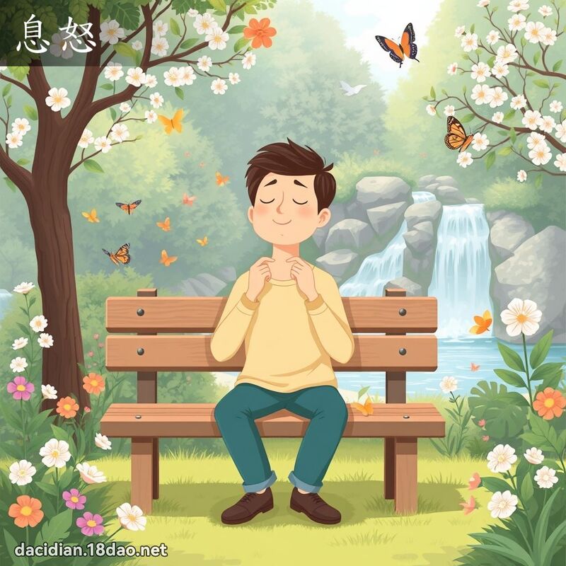 息怒 - 国语大辞典配图