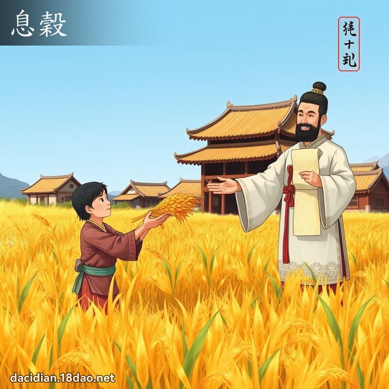 息穀 - 國語大辭典配圖