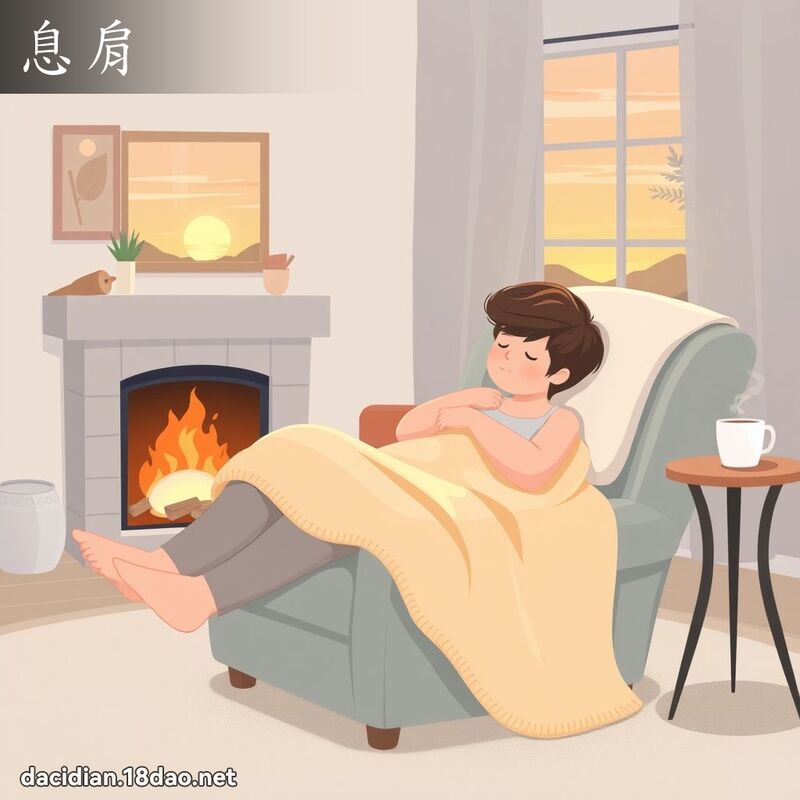 息肩 - 國語大辭典配圖