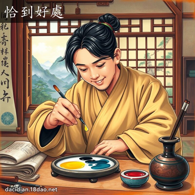 恰到好处 - 国语大辞典配图