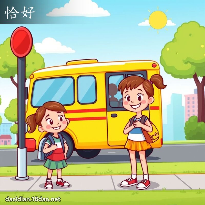恰好 - 國語大辭典配圖
