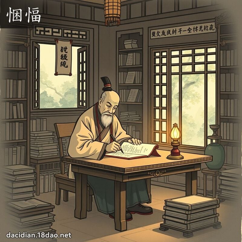 悃愊 - 国语大辞典配图