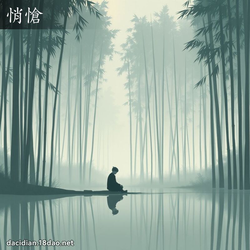 悄愴 - 国语大辞典配图
