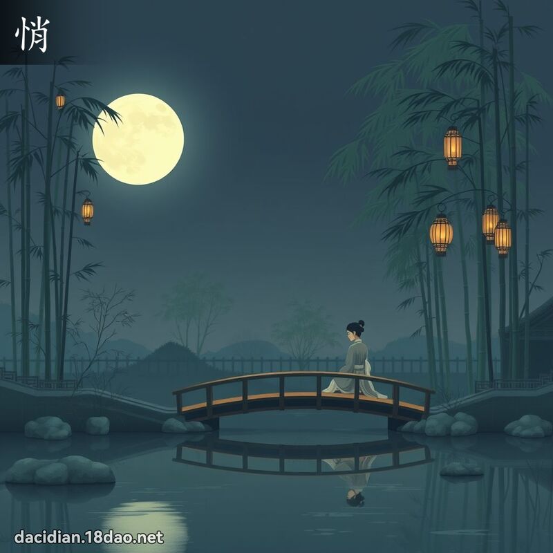 悄 - 国语大辞典配图