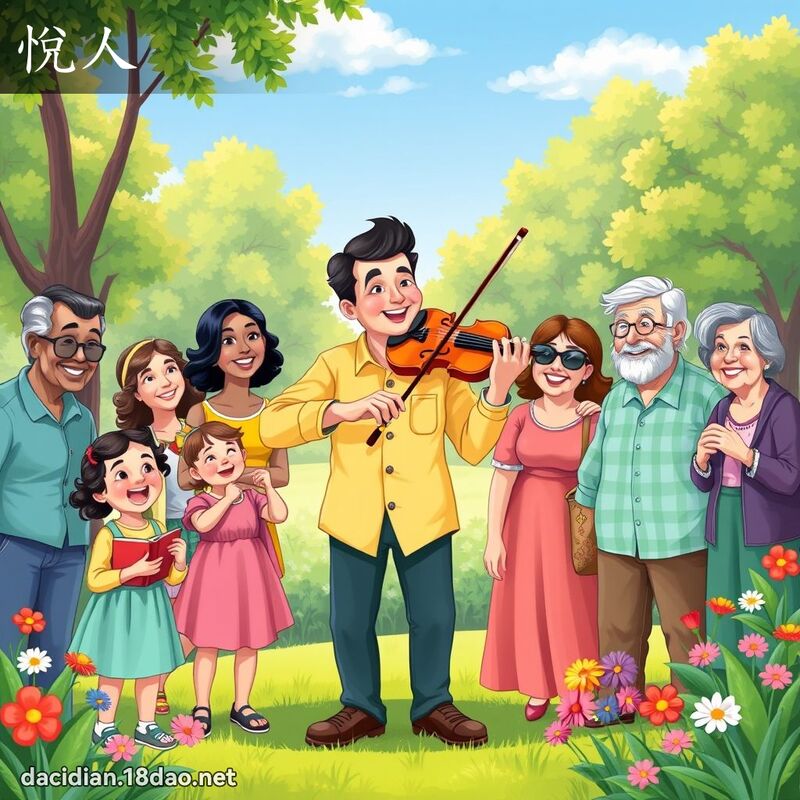 悅人 - 國語大辭典配圖