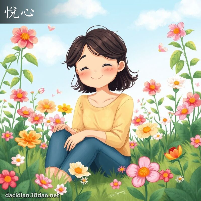 悅心 - 國語大辭典配圖