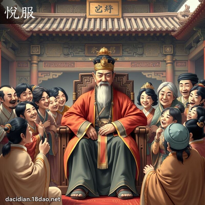 悦服 - 国语大辞典配图