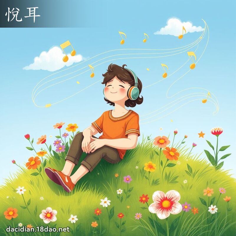 悦耳 - 国语大辞典配图