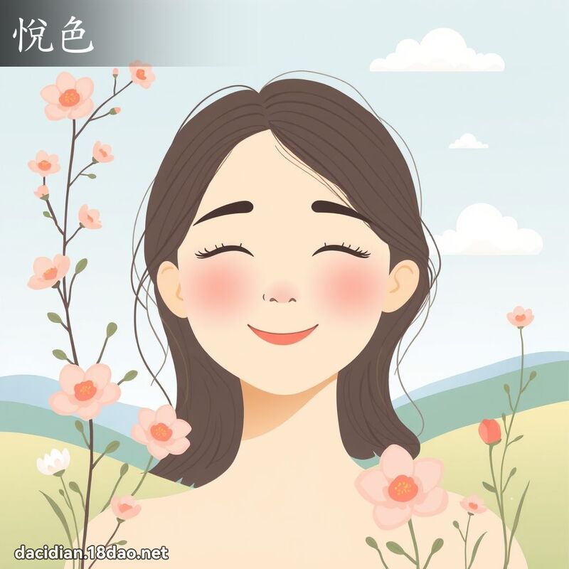 悅色 - 國語大辭典配圖