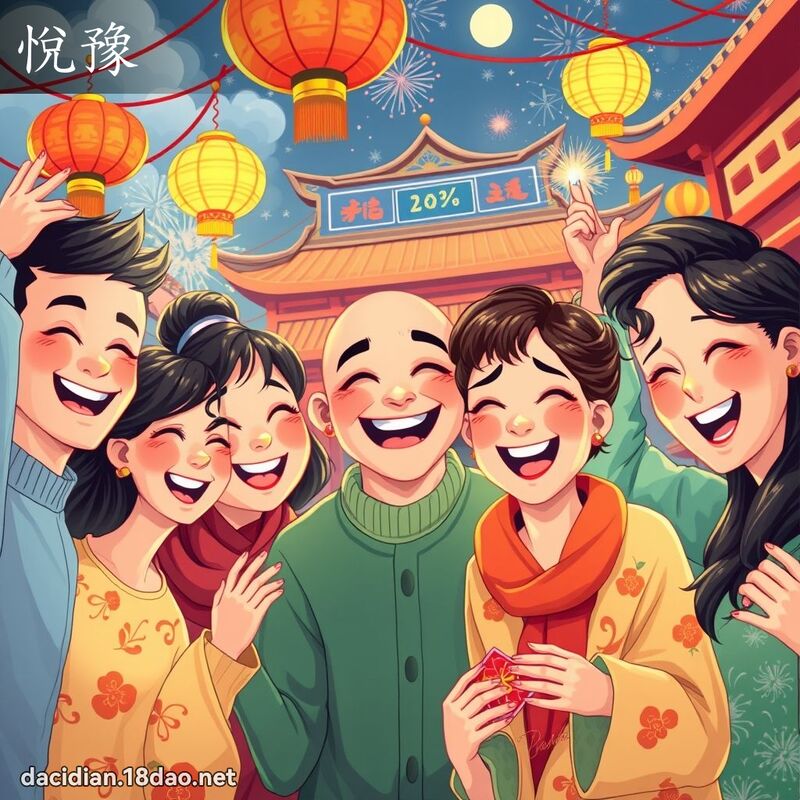 悅豫 - 國語大辭典配圖