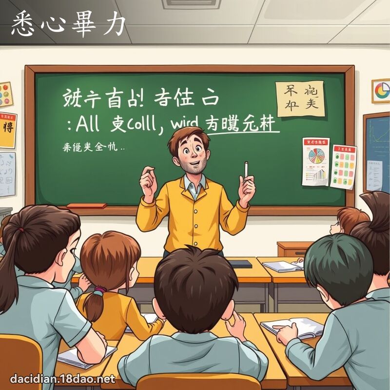 悉心畢力 - 國語大辭典配圖