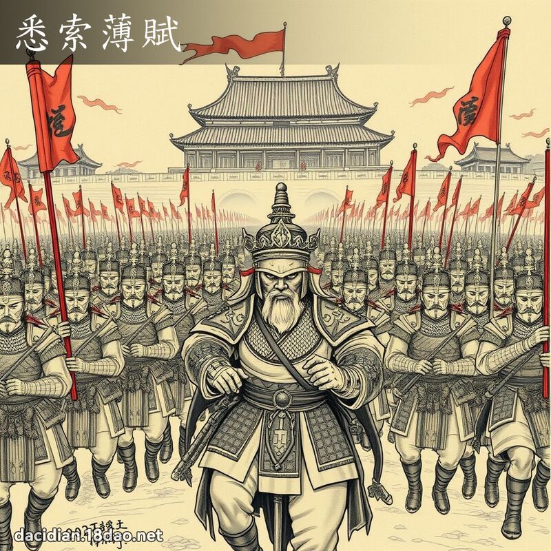 悉索薄赋 - 国语大辞典配图