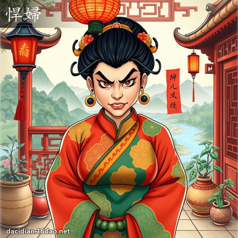 悍妇 - 国语大辞典配图