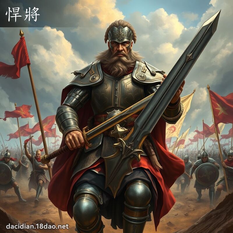 悍將 - 国语大辞典配图