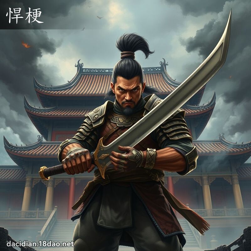 悍梗 - 國語大辭典配圖