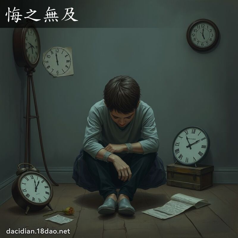 悔之无及 - 国语大辞典配图