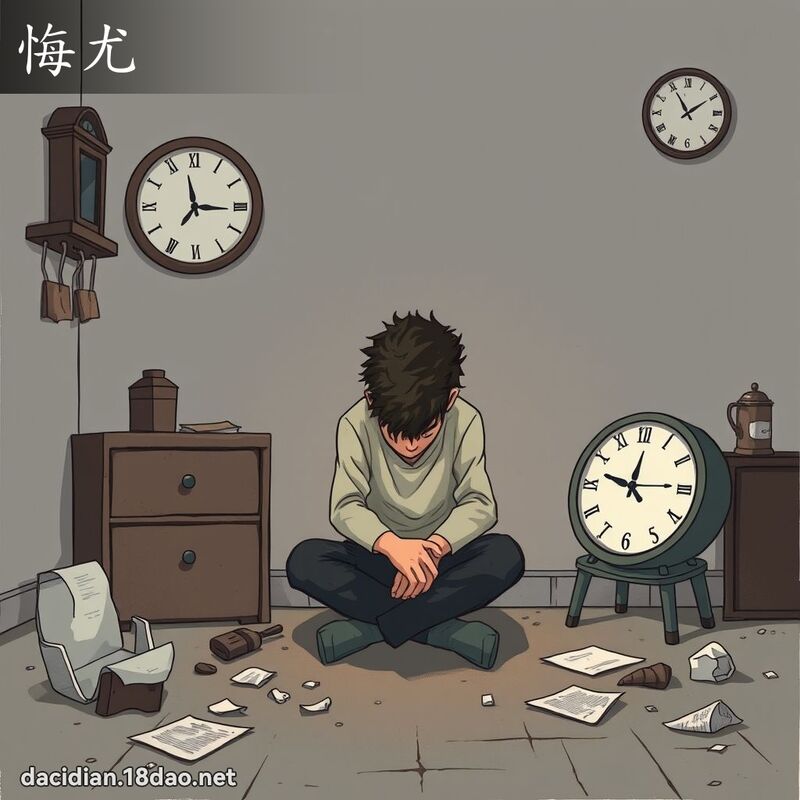 悔尤 - 国语大辞典配图