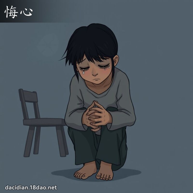 悔心 - 国语大辞典配图