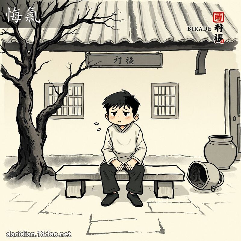 悔氣 - 國語大辭典配圖