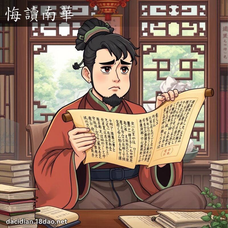悔讀南華 - 國語大辭典配圖