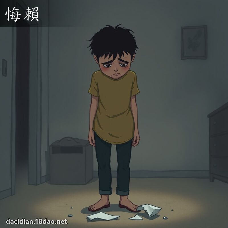 悔賴 - 國語大辭典配圖