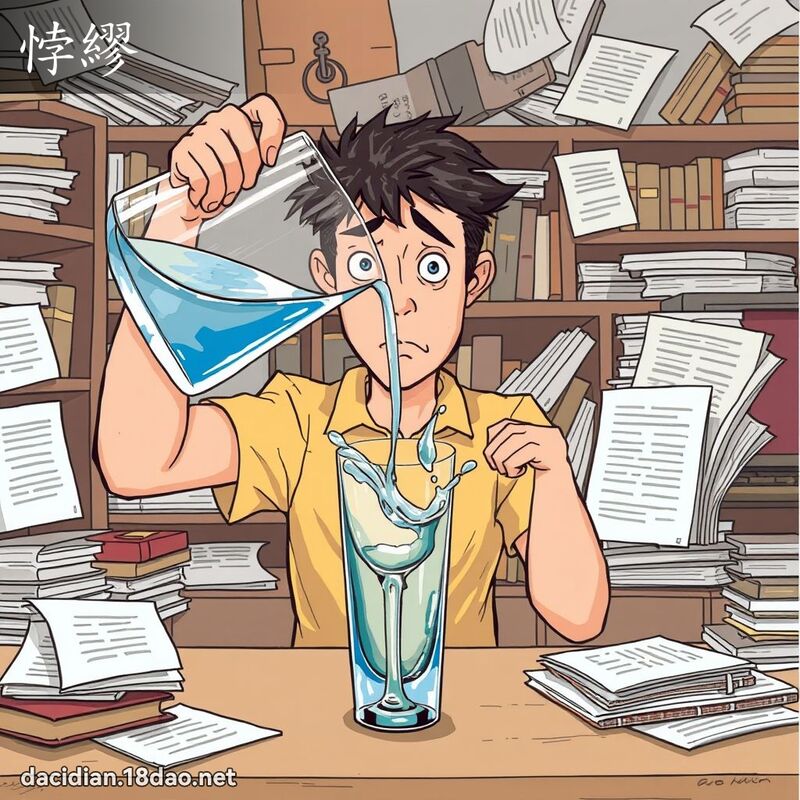 悖繆 - 國語大辭典配圖