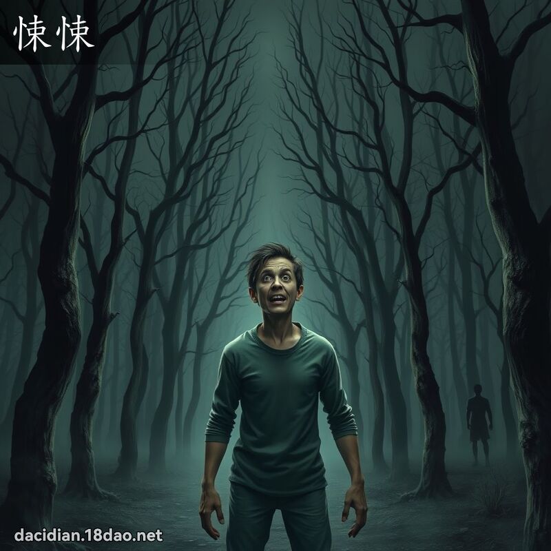 悚悚 - 国语大辞典配图