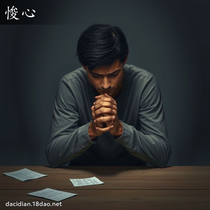 悛心 - 國語大辭典配圖