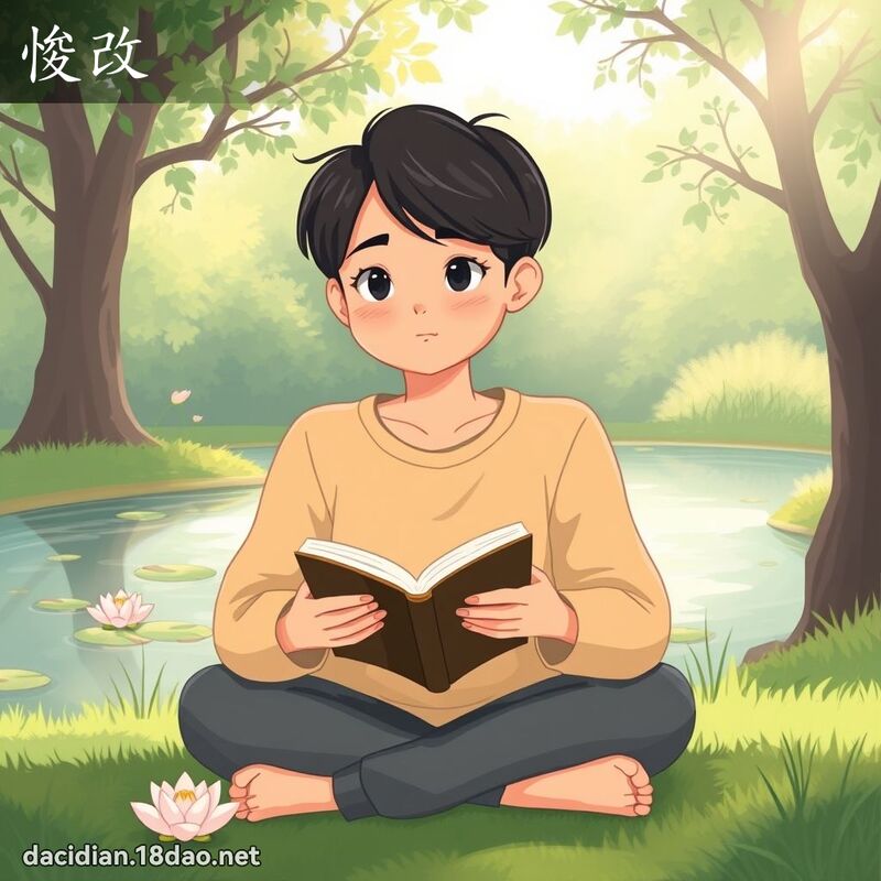 悛改 - 国语大辞典配图