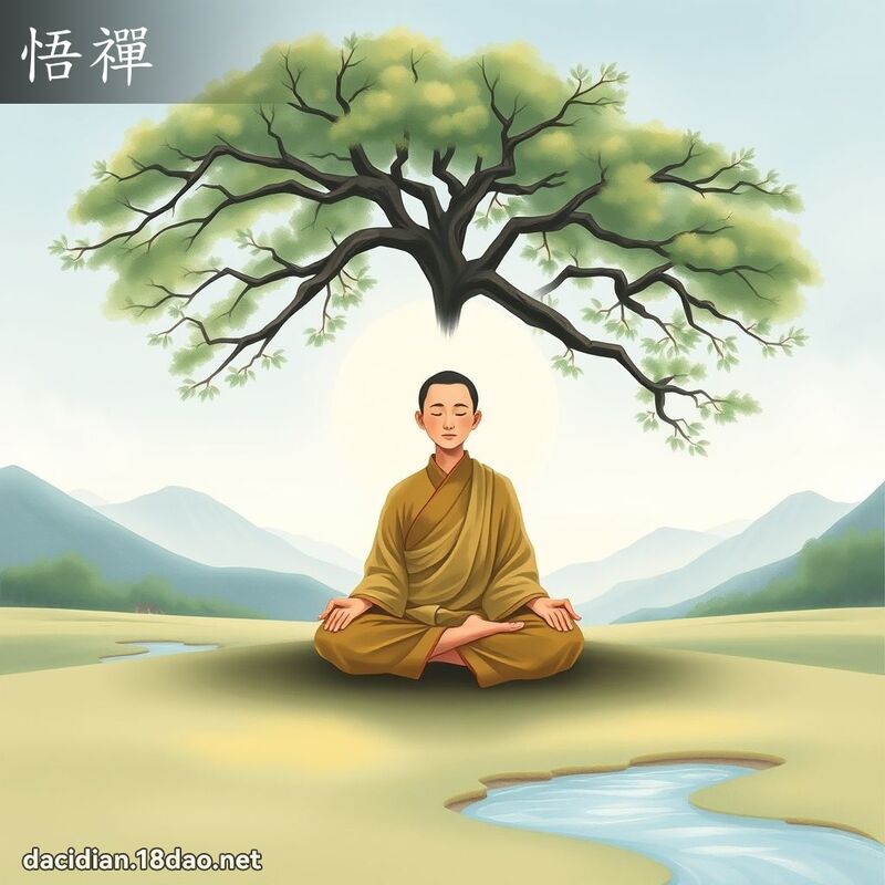 悟禪 - 国语大辞典配图