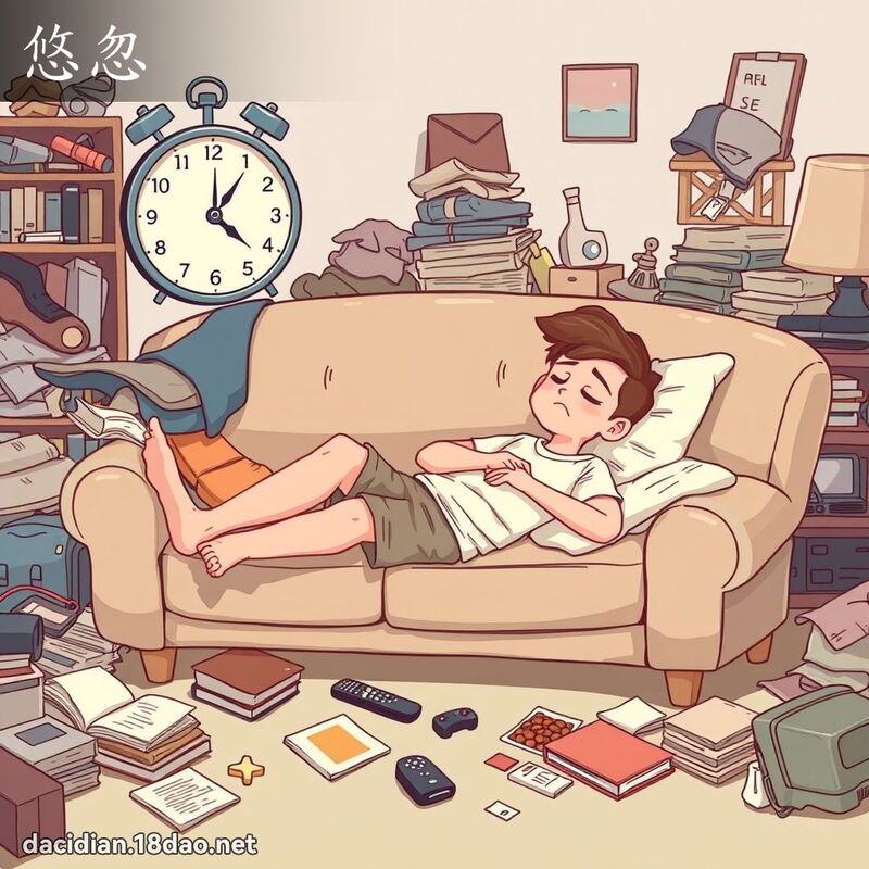 悠忽 - 国语大辞典配图