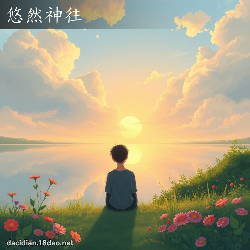悠然神往 - 國語大辭典配圖