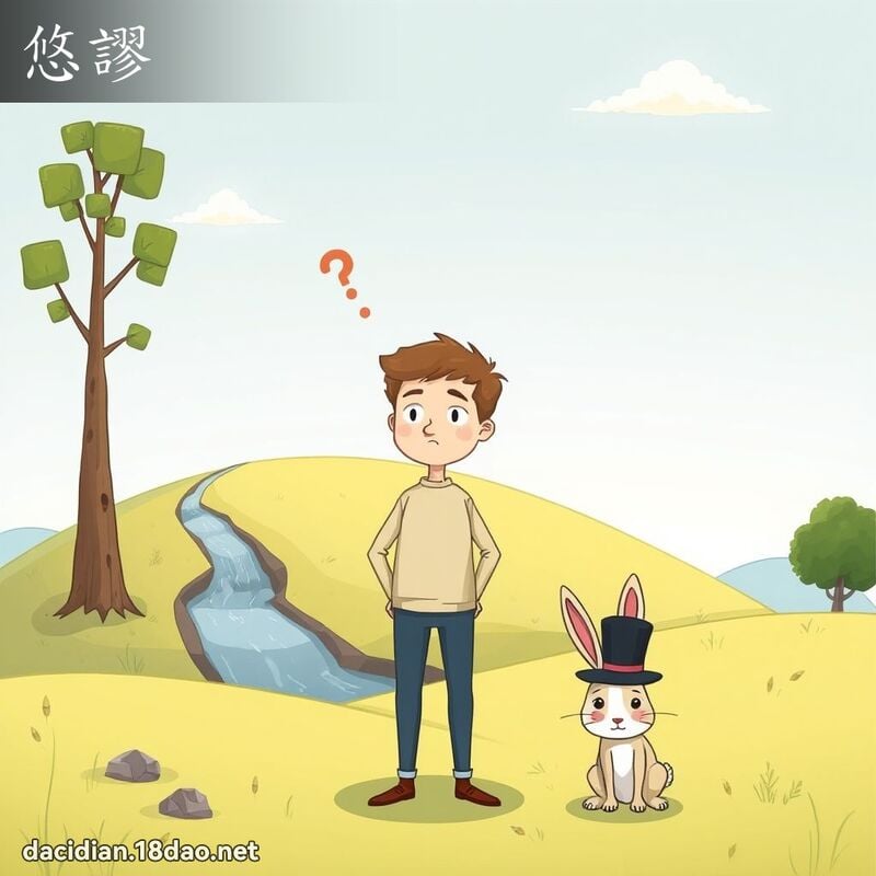 悠謬 - 國語大辭典配圖