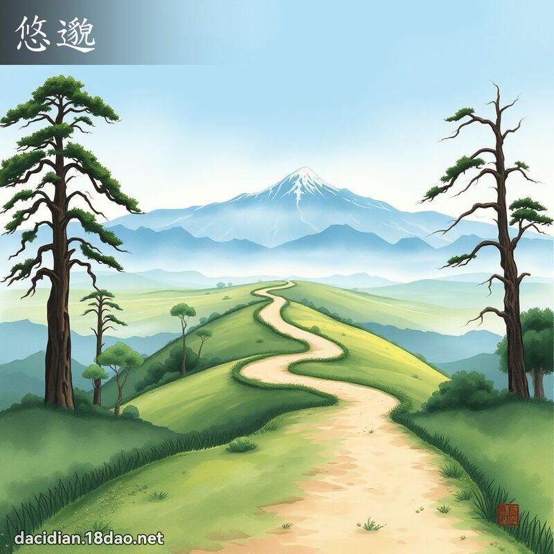 悠邈 - 國語大辭典配圖