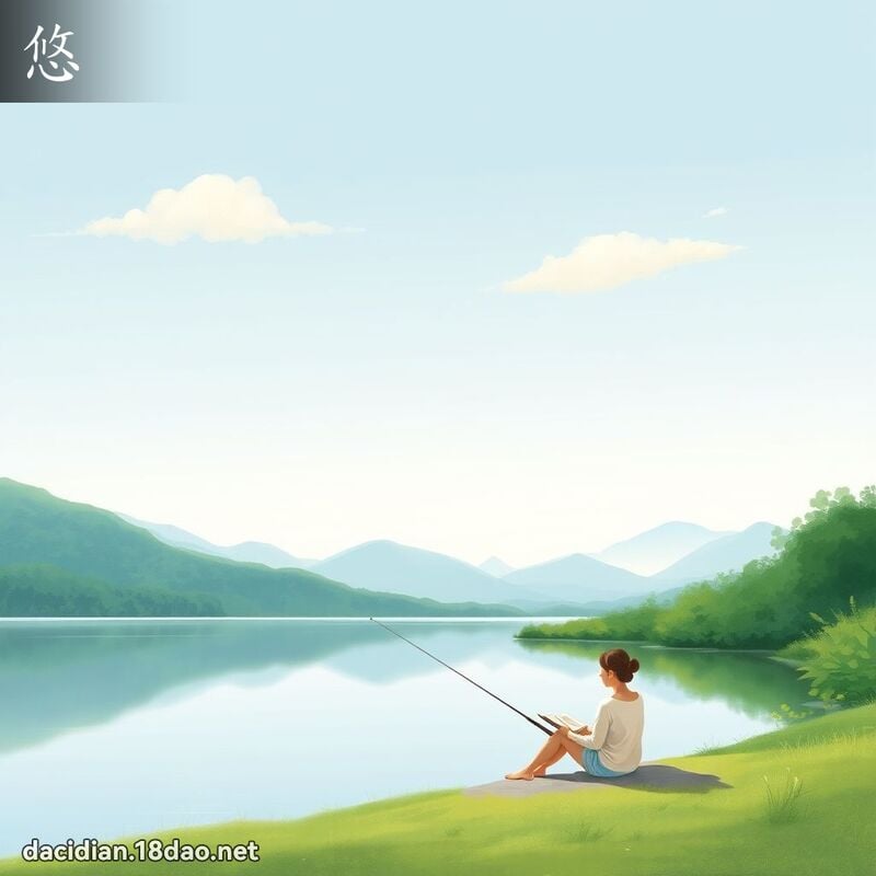悠 - 國語大辭典配圖
