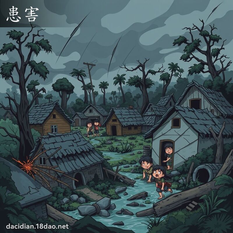 患害 - 国语大辞典配图