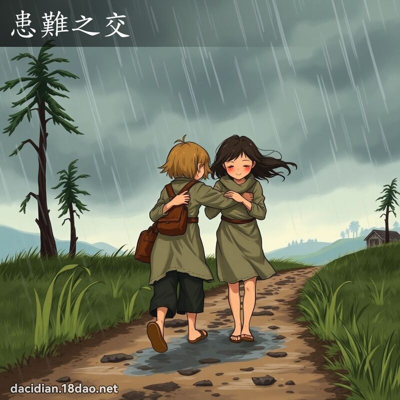 患難之交 - 國語大辭典配圖