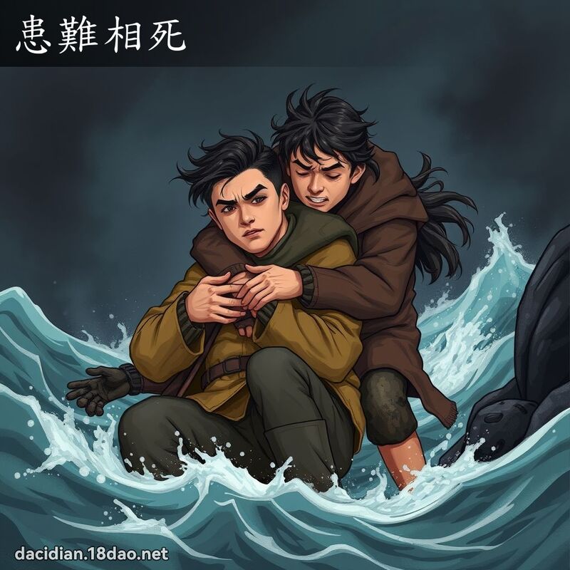 患难相死 - 国语大辞典配图