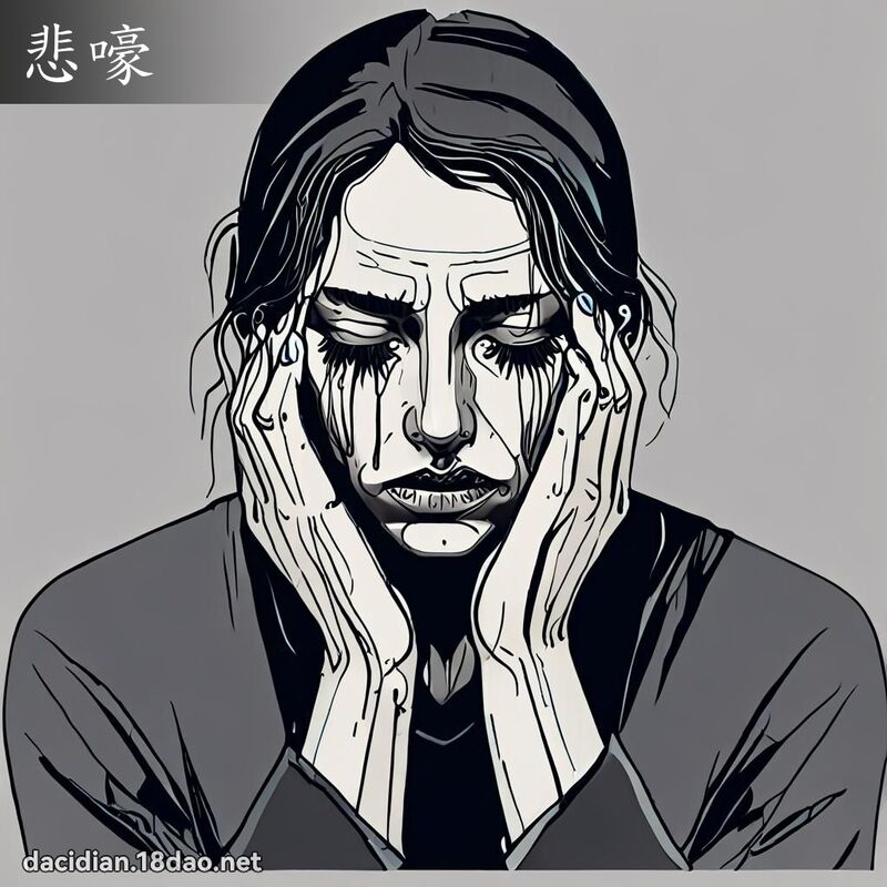 悲嚎 - 國語大辭典配圖
